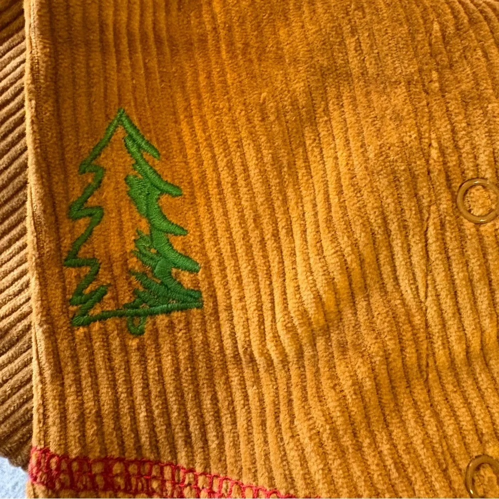 Mudpie Santa Baby‎ Corduroy Overalls NWT Size 9-12 months